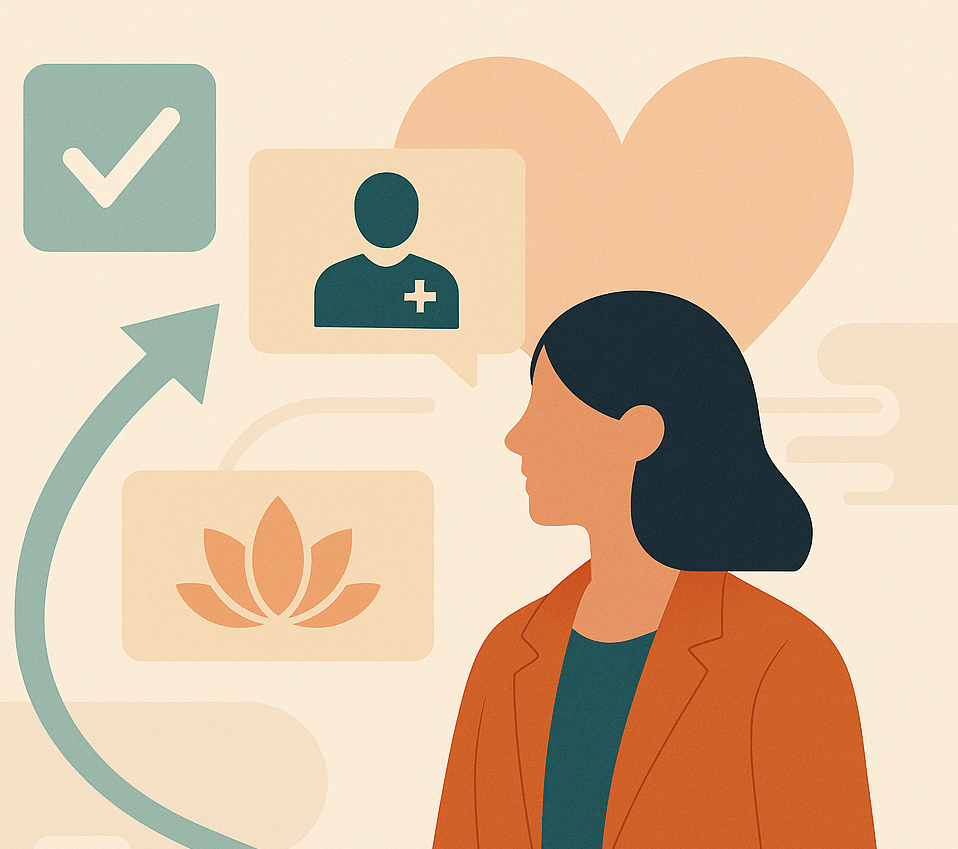 Illustration symbolizing the importance of sexual wellness and empowered support